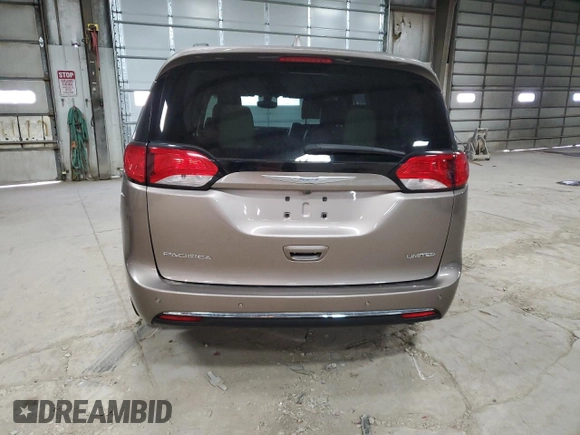 2017 Chrysler Pacifica Limited with VIN 2C4RC1GG3HR752008, listed as a Copart auction lot 50232125 with 125,994 mi miles and Salvage Title. Bid and sale history available at DreamBid. Image 6.