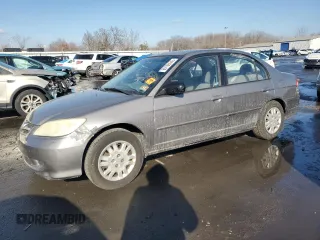 2004 Honda Civic LX with VIN 2HGES16584H560845, listed as a Copart auction lot 89105045 with Not Provided miles and Salvage Title. Bid and sale history available at DreamBid. Image 1.