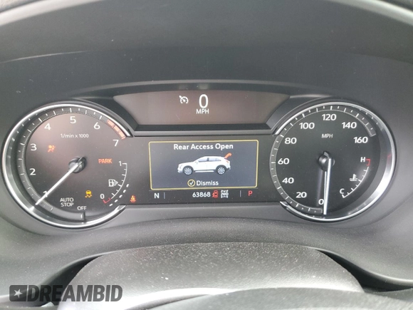 2023 Cadillac XT4 AWD Premium Luxury with VIN 1GYFZDR43PF174224, listed as a Copart auction lot 47752325 with 63,868 mi miles and Salvage Title. Bid and sale history available at carsss.com. Image 9.
