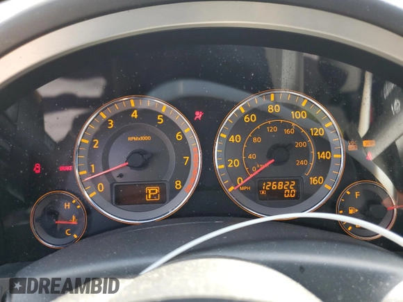 2008 Infiniti FX with VIN JNRAS08U08X101225, listed as a Copart auction lot 51863325 with 126,822 mi miles and Salvage title. Bid and sale history available at DreamBid. Image 9.