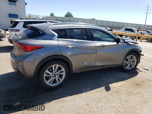 2017 Infiniti QX30 Premium with VIN SJKCH5CPXHA018911, listed as a Copart auction lot 48618365 with Not Provided miles and Salvage Title. Bid and sale history available at DreamBid. Image 3.