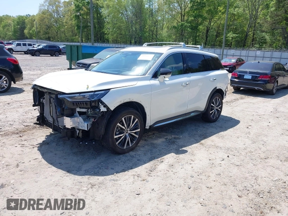 2023 Infiniti QX60 Sensory z VIN 5N1DL1GS4PC362410, wystawiony jako IAAI lot #41966872 z przebiegiem 27 142 mil mil oraz . Historia ofert i sprzedaży dostępna na DreamBid. Obrazek 18.