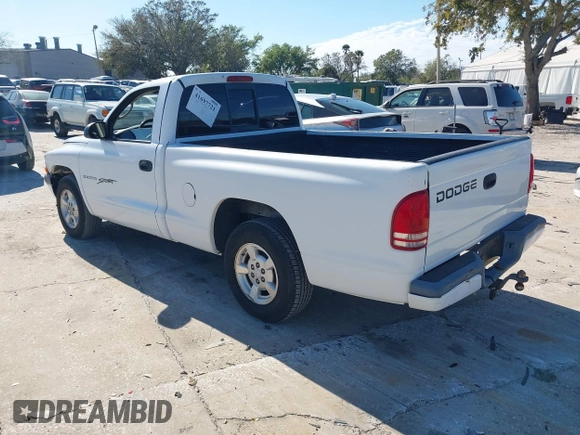 2001 Dodge Dakota with VIN 1B7FL26X71S161985, listed as a IAAI auction lot 41697721 with 218,168 mi miles. Bid and sale history available at carsss.com. Image 3.