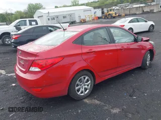2013 Hyundai Accent GLS with VIN KMHCT4AE4DU585116, listed as a IAAI auction lot 42195395 with 75,909 mi miles and . Bid and sale history available at carsss.com. Image 4.