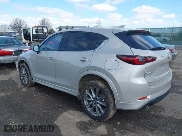 2024 Mazda CX-5 2.5 S Premium Package with VIN JM3KFBDL5R0465272, listed as a IAAI auction lot 41959823 with 12,777 mi miles. Bid and sale history available at carsss.com. Image 3.