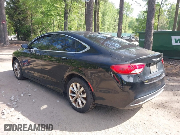 2015 Chrysler 200 C with VIN 1C3CCCCBXFN650313, listed as a IAAI auction lot 42118312 with 255,710 mi miles. Bid and sale history available at carsss.com. Image 3.