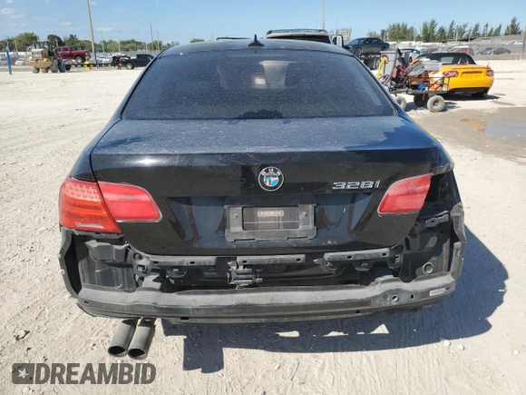 2012 BMW 3 Series 328i with VIN WBAKE5C58CE756212, listed as a Copart auction lot 46983495 with 161,485 mi miles and Salvage Title. Bid and sale history available at carsss.com. Image 6.