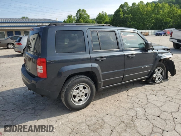 2014 Jeep Patriot Sport with VIN 1C4NJPBA8ED642323, listed as a Copart auction lot 60230985 with 167,240 mi miles and Salvage title. Bid and sale history available at DreamBid. Image 3.