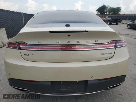 2018 Lincoln MKZ Reserve with VIN 3LN6L5F92JR604876, listed as a Copart auction lot 58802385 with 71,321 mi miles and Salvage title. Bid and sale history available at DreamBid. Image 6.