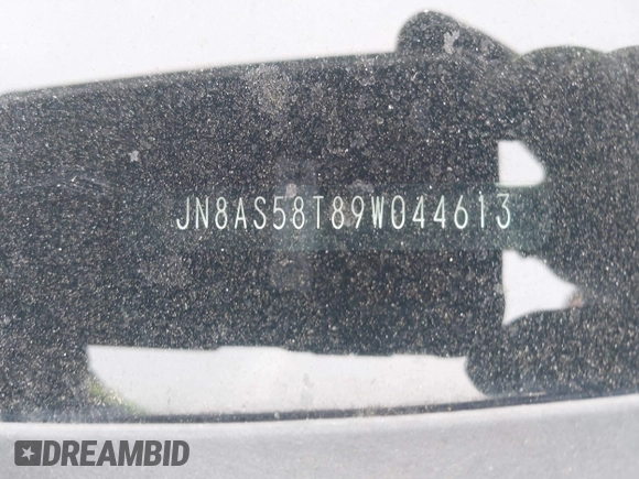 2009 Nissan Rogue SL with VIN JN8AS58T89W044613, listed as a IAAI auction lot 42110082 with 239,275 mi miles and . Bid and sale history available at DreamBid. Image 9.