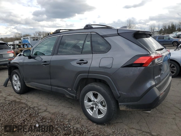 2021 Toyota RAV4 Hybrid LE with VIN 4T3MWRFV7MU048703, listed as a Copart auction lot 44434375 with 30,443 mi miles and Salvage Title. Bid and sale history available at carsss.com. Image 2.