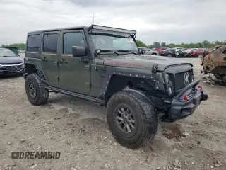 2015 Jeep Wrangler Unlimited Rubicon Hard Rock z VIN 1C4HJWFG8FL681796, wystawiony jako Copart lot #56391915 z przebiegiem 74 529 mil mil oraz Szkoda całkowita • Salvage title. Historia ofert i sprzedaży dostępna na DreamBid. Obrazek 4.