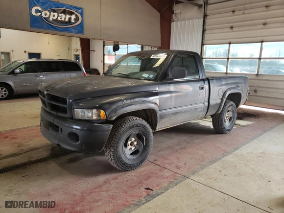 1999 Dodge Ram 1500 with VIN 1B7HF16Y4XS146923, listed as a Copart auction lot 48548615 with 247,260 mi miles and Salvage Title. Bid and sale history available at carsss.com. Image 1.