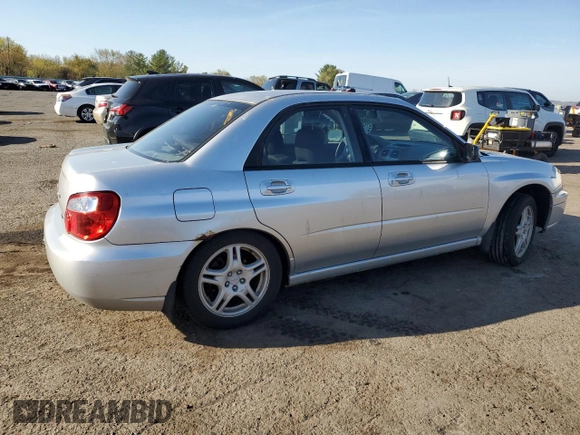 2005 Subaru Impreza Sedan (Natl) RS with VIN JF1GD67595H508585, listed as a Copart auction lot 53681065 with 125,931 mi miles and Salvage Title. Bid and sale history available at carsss.com. Image 3.