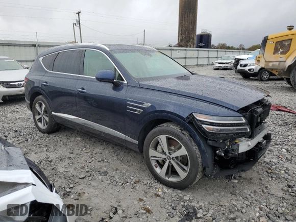 2022 Genesis GV80 Advanced Plus с VIN KMUHCESC0NU079164, выставлен на аукционе Copart как лот 82431584 с пробегом 38 173 миль миль и Списание • Salvage title. История ставок и продаж доступна на DreamBid. Изображение 4.