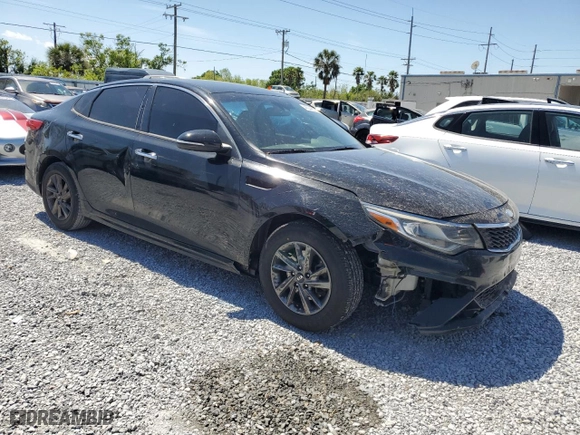 2020 Kia Optima LX with VIN 5XXGT4L37LG384798, listed as a Copart auction lot 48044525 with 107,439 mi miles and Salvage Title. Bid and sale history available at carsss.com. Image 4.