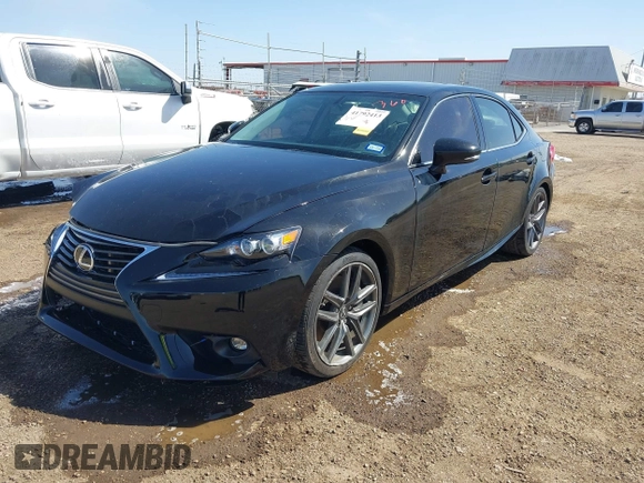 2015 Lexus IS 350 with VIN JTHBE1D20F5015443, listed as a IAAI auction lot 41792413 with 108,409 mi miles and . Bid and sale history available at DreamBid. Image 2.