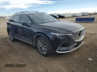 2019 Mazda CX-9 Grand Touring with VIN JM3TCBDY4K0300750, listed as a Copart auction lot 43757605 with 55,057 mi miles and Salvage Title. Bid and sale history available at carsss.com. Image 4.