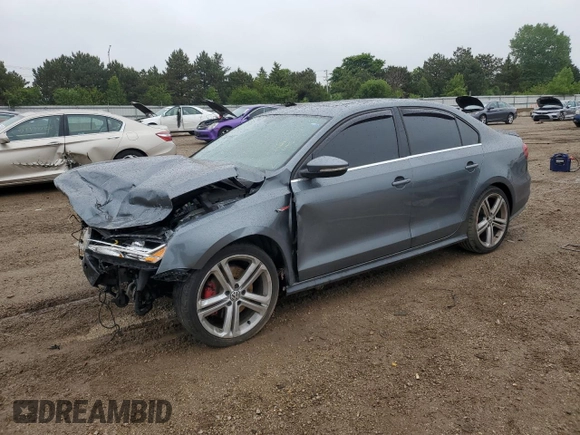 2017 Volkswagen Jetta GLI with VIN 3VW4T7AJ9HM220932, listed as a Copart auction lot 57785105 with 106,123 mi miles and Salvage title. Bid and sale history available at DreamBid. Image 1.