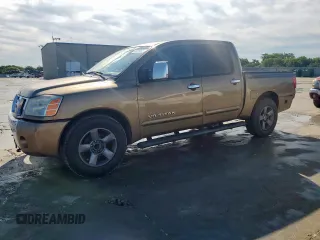 2005 Nissan Titan LE z VIN 1N6AA07AX5N509729, wystawiony jako Copart lot #59039065 z przebiegiem 170 202 mil mil oraz Szkoda całkowita • Salvage title. Historia ofert i sprzedaży dostępna na DreamBid. Obrazek 1.