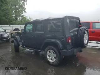 2017 Jeep Wrangler Unlimited Sport with VIN 1C4BJWDG8HL707809, listed as a Copart auction lot 57096085 with 34,959 mi miles and Salvage title. Bid and sale history available at DreamBid. Image 2.