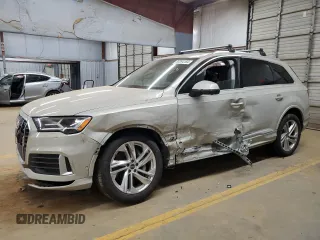 2021 Audi Q7 Premium Plus with VIN WA1LJAF72MD038939, listed as a Copart auction lot 85394184 with 61,947 mi miles and Salvage title. Bid and sale history available at DreamBid. Image 1.