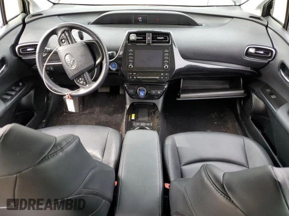 2020 Toyota Prius L Eco with VIN JTDKARFU6L3115953, listed as a Copart auction lot 54954335 with Not provided miles and Salvage title. Bid and sale history available at DreamBid. Image 8.