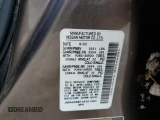 2004 Infiniti FX35 with VIN JNRAS08W74X201463, listed as a Copart auction lot 72980774 with 282,234 mi miles and Salvage Title. Bid and sale history available at carsss.com. Image 13.