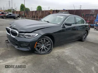 2020 BMW 3 Series 330i xDrive with VIN WBA5R7C03LFH40434, listed as a Copart auction lot 59900675 with 91,546 mi miles and Salvage title. Bid and sale history available at DreamBid. Image 1.