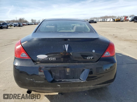 2008 Pontiac G6 GT with VIN 1G2ZH17N784111242, listed as a Copart auction lot 50641625 with 167,643 mi miles and Salvage Title. Bid and sale history available at carsss.com. Image 6.