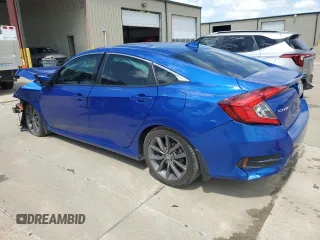 2021 Honda Civic Sedan EX with VIN 19XFC1F39ME012444, listed as a Copart auction lot 53420325 with 95,918 mi miles and Clean Title. Bid and sale history available at carsss.com. Image 2.