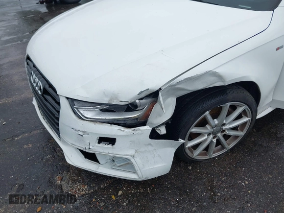 2016 Audi A4 Premium with VIN WAUBFAFL4GN010684, listed as a IAAI auction lot 41749037 with 88,758 mi miles. Bid and sale history available at carsss.com. Image 6.