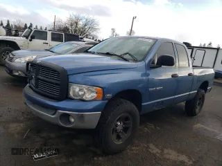 2005 Dodge 1500 SLT with VIN 1D7HU18D95J600026, listed as a Copart auction lot 47431175 with 231,262 mi miles and Salvage Title. Bid and sale history available at carsss.com. Image 1.