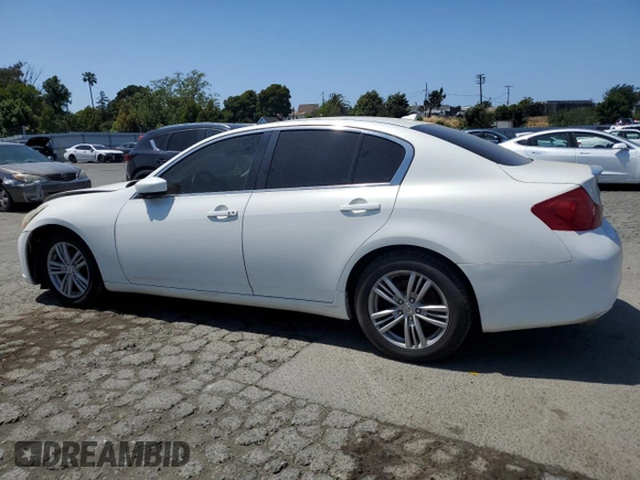 2013 Infiniti G37 Journey with VIN JN1CV6AP1DM726271, listed as a Copart auction lot 55510275 with 90,145 mi miles and Salvage title. Bid and sale history available at DreamBid. Image 2.