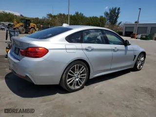 2017 BMW 4 Series 430i with VIN WBA4F7C52HG438227, listed as a Copart auction lot 52715085 with 87,686 mi miles and Salvage Title. Bid and sale history available at carsss.com. Image 3.