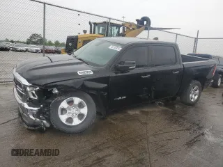 2019 Ram 1500 Big Horn z VIN 1C6SRFFT7KN854273, wystawiony jako Copart lot #48155855 z przebiegiem 92 660 mil mil oraz Szkoda całkowita • Salvage title. Historia ofert i sprzedaży dostępna na DreamBid. Obrazek 1.