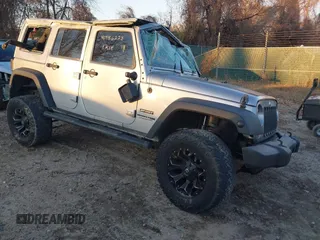 2018 Jeep Wrangler JK Unlimited Sport S with VIN 1C4BJWDG5JL862100, listed as a IAAI auction lot 40986228 with 1 mi miles. Bid and sale history available at carsss.com. Image 1.