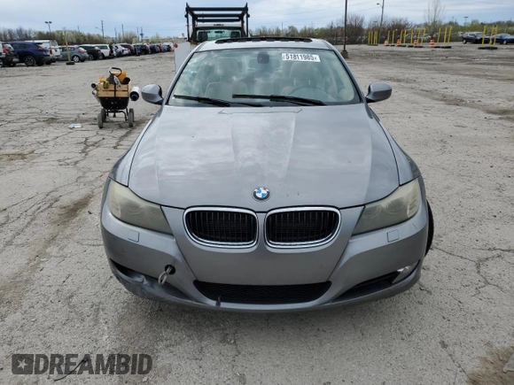 2011 BMW 3 Series 328i xDrive with VIN WBAPK7C5XBF196745, listed as a Copart auction lot 51811985 with 0 mi miles and Salvage Title. Bid and sale history available at carsss.com. Image 5.