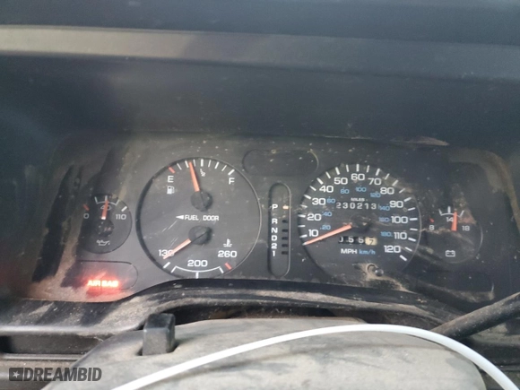 1997 Dodge Ram 1500 with VIN 1B7HC16X2VS172921, listed as a Copart auction lot 45765705 with 230,213 mi miles and Salvage Title. Bid and sale history available at carsss.com. Image 9.