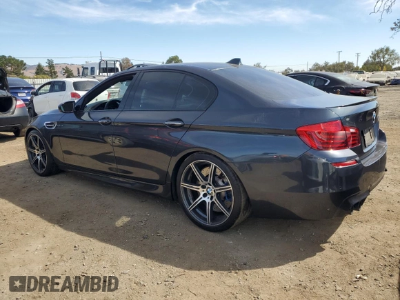 2016 BMW M5 with VIN WBSFV9C50GG343473, listed as a Copart auction lot 75559714 with 57,071 mi miles and Clean Title. Bid and sale history available at carsss.com. Image 2.
