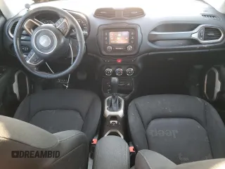 2017 Jeep Renegade Latitude with VIN ZACCJBBB2HPF24891, listed as a Copart auction lot 50672155 with 93,730 mi miles and Salvage Title. Bid and sale history available at carsss.com. Image 8.