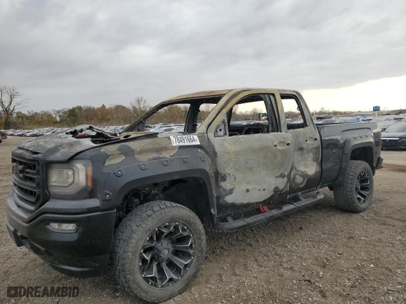 2016 GMC Sierra 1500 with VIN 1GTV2LEC7GZ278260, listed as a Copart auction lot 78491664 with 0 mi miles and Non Repairable. Bid and sale history available at carsss.com. Image 1.