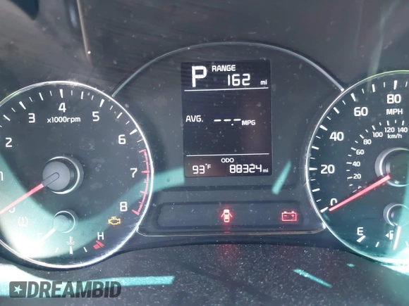 2017 Kia Forte LX with VIN 3KPFK4A77HE137768, listed as a IAAI auction lot 42019109 with 88,324 mi miles. Bid and sale history available at carsss.com. Image 7.