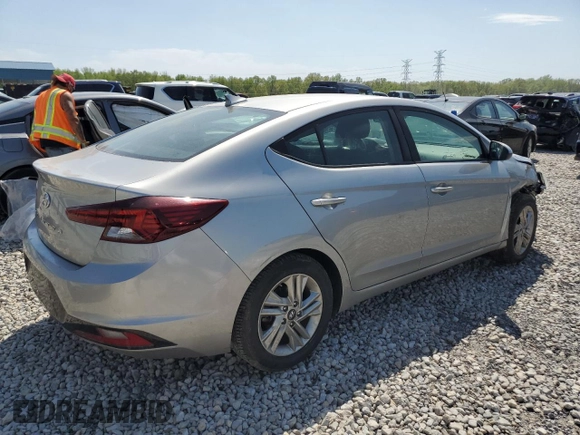 2020 Hyundai Elantra SEL with VIN 5NPD84LF2LH548509, listed as a Copart auction lot 52651315 with 110,464 mi miles and Salvage Title. Bid and sale history available at carsss.com. Image 3.