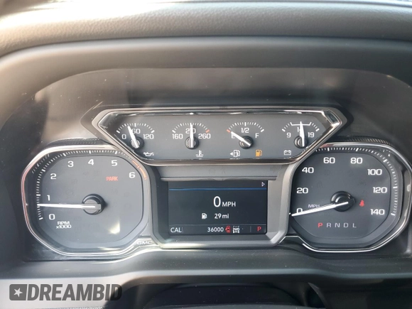 2022 GMC Sierra 1500 Limited AT4 with VIN 3GTP9EEL0NG174674, listed as a Copart auction lot 58218984 with 36,000 mi miles and Non Repairable. Bid and sale history available at carsss.com. Image 9.