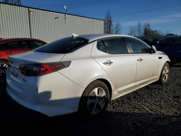2016 Kia Optima Hybrid with VIN KNAGM4AD1G5096498, listed as a Copart auction lot 88903695 with 98,020 mi miles and Salvage Title. Bid and sale history available at carsss.com. Image 3.