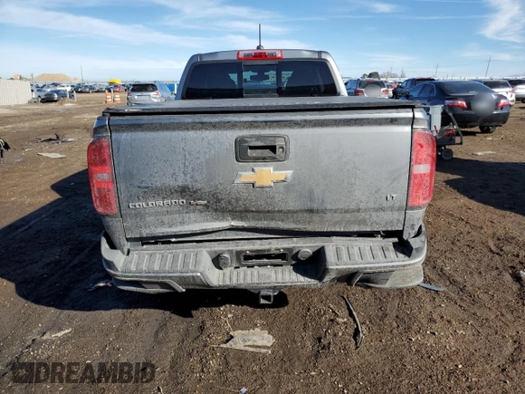 2020 Chevrolet Colorado 4WD LT with VIN 1GCGTCEN1L1102062, listed as a Copart auction lot 46089015 with 38,008 mi miles and Salvage Title. Bid and sale history available at carsss.com. Image 6.