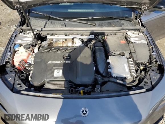 2021 Mercedes-Benz CLA 45 AMG with VIN W1K5J5DB8MN218696, listed as a Copart auction lot 81633993 with 10,299 mi miles and . Bid and sale history available at DreamBid. Image 11.