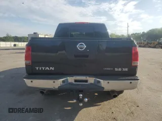 2010 Nissan Titan LE with VIN 1N6BA0EC6AN320790, listed as a Copart auction lot 52613495 with 224,118 mi miles and Salvage Title. Bid and sale history available at carsss.com. Image 6.