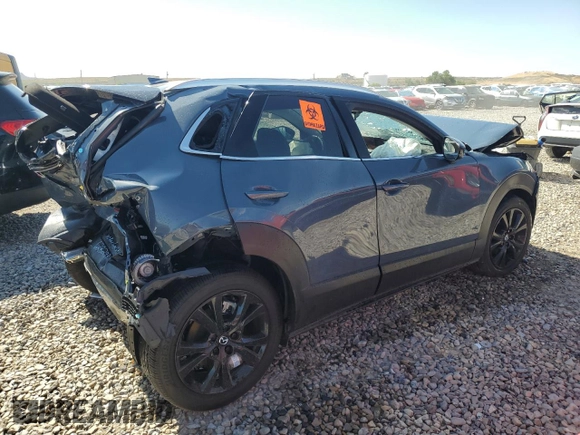 2024 Mazda CX-30 Premium Plus with VIN 3MVDMBEY1RM628299, listed as a Copart auction lot 67375644 with Not Provided miles and Non Repairable. Bid and sale history available at carsss.com. Image 3.